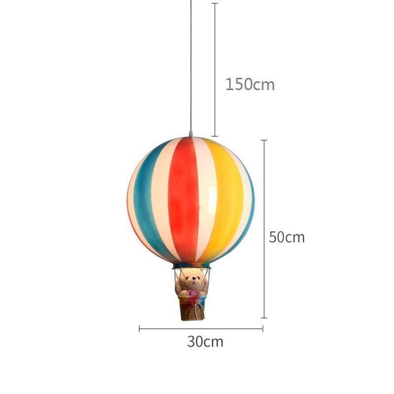 Lumină suspendată cu balon cu aer cald colorat Lumină decorativă acrilică