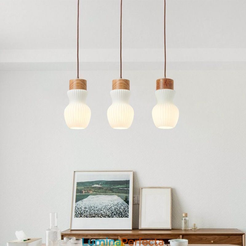 Lampă suspendată din sticlă japoneză Decorație creativă Lampă suspendată
