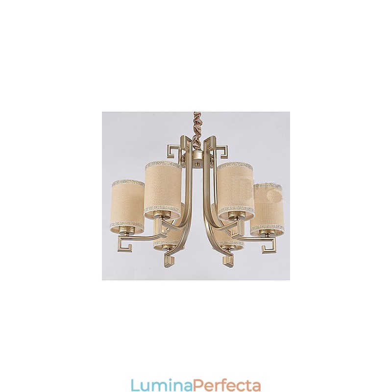 Candelabru în stil chinezesc Lămpi de aer cu imitație de cupru din fier
