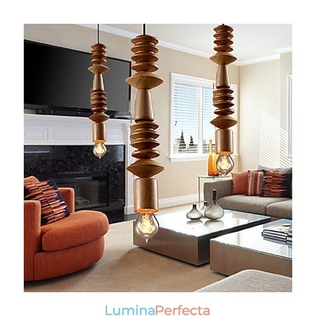 Candelabru Mini Stil Tradițional Clasic Lemn Bambus Candelabru Mini Stil Tradițional Clasic Lemn Bambus