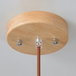 Lampă suspendată din lemn japonez Lanternă din sticlă