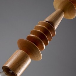 Candelabru Mini Stil Tradițional Clasic Lemn Bambus