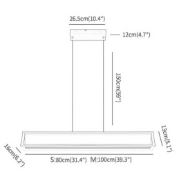 Lampă suspendată cu carte modernă Lampă suspendată Living