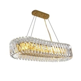 Lampă suspendată din sticlă de lux Candelabru în stil european