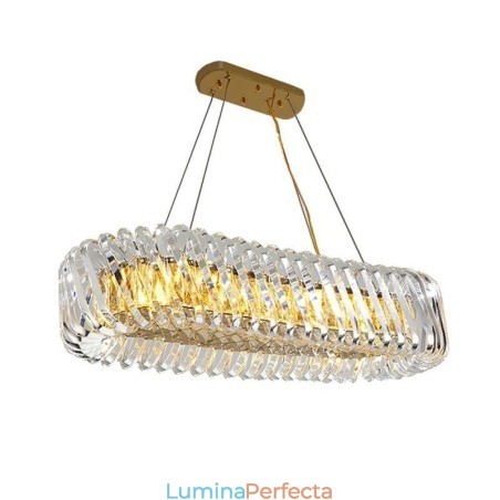 Lampă suspendată din sticlă de lux Candelabru în stil european Lampă suspendată din sticlă de lux Candelabru în stil european