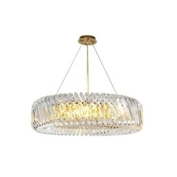 Lampă suspendată europeană pentru decorare din sticlă rotundă