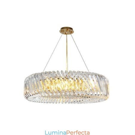 Lampă suspendată europeană pentru decorare din sticlă rotundă Lampă suspendată europeană pentru decorare din sticlă rotundă