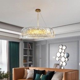 Lampă suspendată europeană pentru decorare din sticlă rotundă