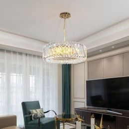 Lampă suspendată europeană pentru decorare din sticlă rotundă
