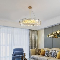 Lampă suspendată europeană pentru decorare din sticlă rotundă