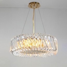 Lampă suspendată europeană pentru decorare din sticlă rotundă