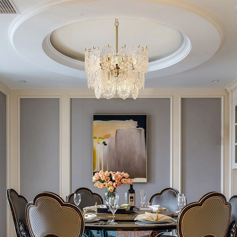 Lampă suspendată din sticlă modernă decor Bronz auriu