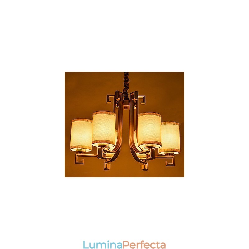 Candelabru în stil chinezesc Lămpi de aer cu imitație de cupru din fier
