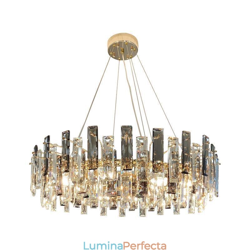 Candelabru din sticlă de lux în stil european