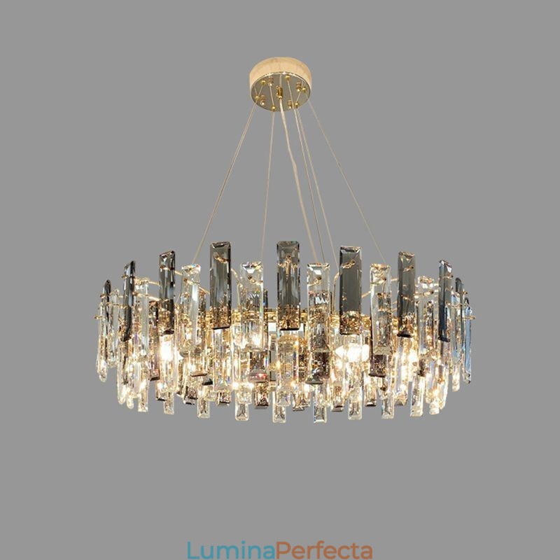 Candelabru din sticlă de lux în stil european