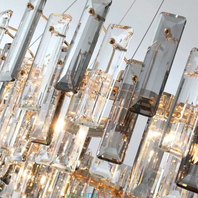 Candelabru din sticlă de lux în stil european
