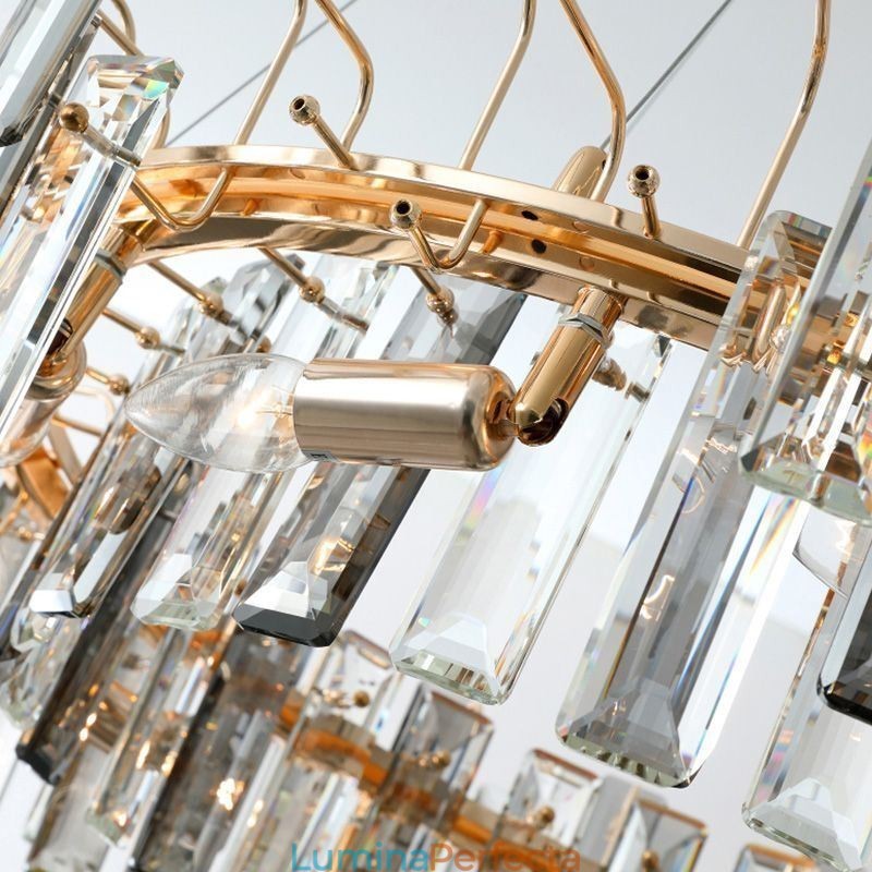 Candelabru din sticlă de lux în stil european