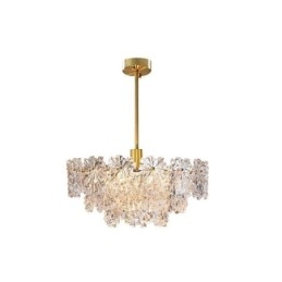 Lumină suspendată de lux Decor Candelabru din sticlă Living