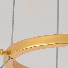 Candelabru de artă în formă de evantai de sticlă europeană