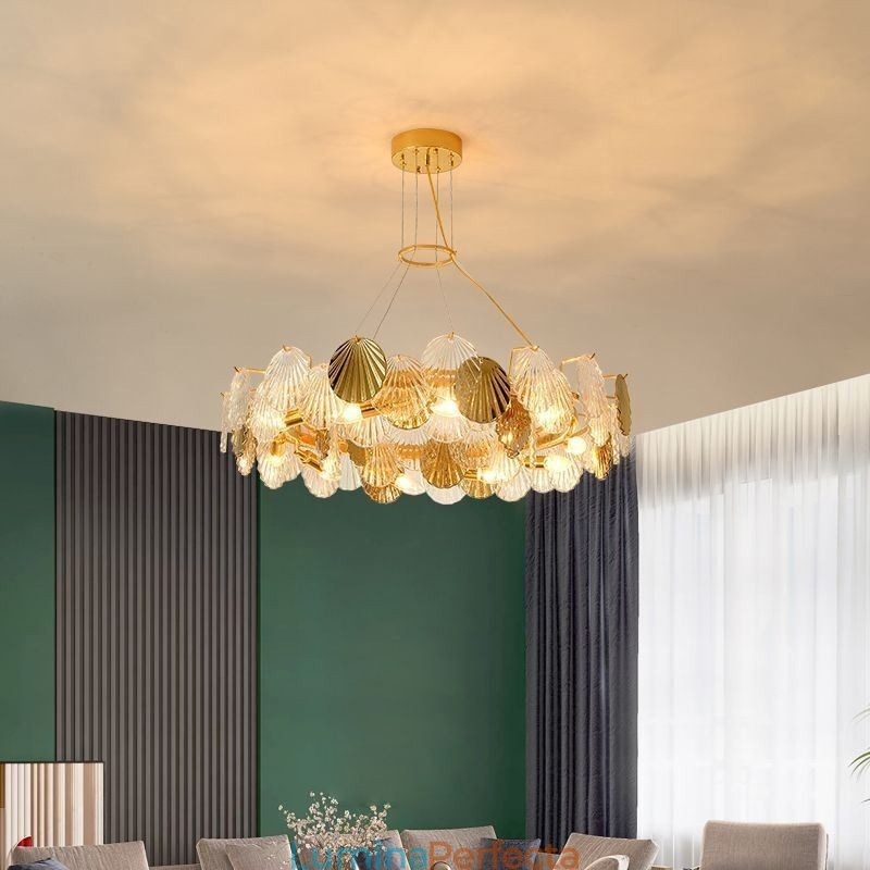 Candelabru modern din sticlă Shell Lights Dining