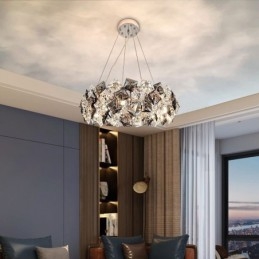 Candelabru de sticlă de lux, modern, minimalist, suspendat Living