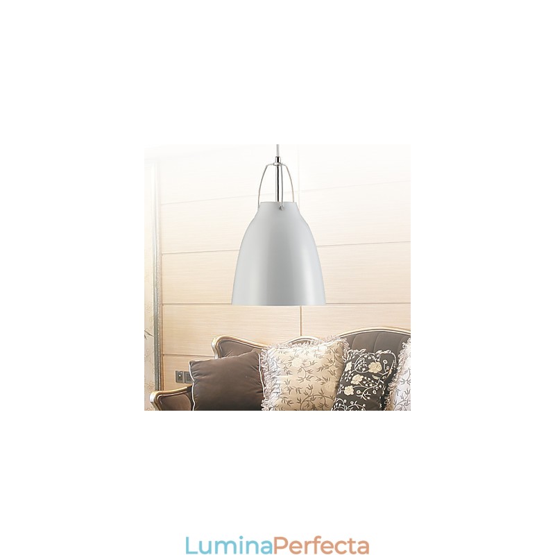 Droplight contemporan și contractat Lampă suspendată metal cu 1 lumină
