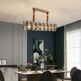 Lumină suspendată modernă din sticlă Corp de iluminat suspendat de lux Dining