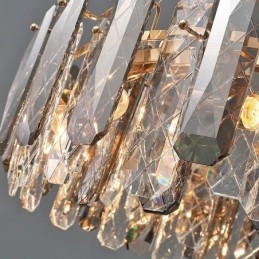 Lumină suspendată modernă din sticlă Corp de iluminat suspendat de lux Dining