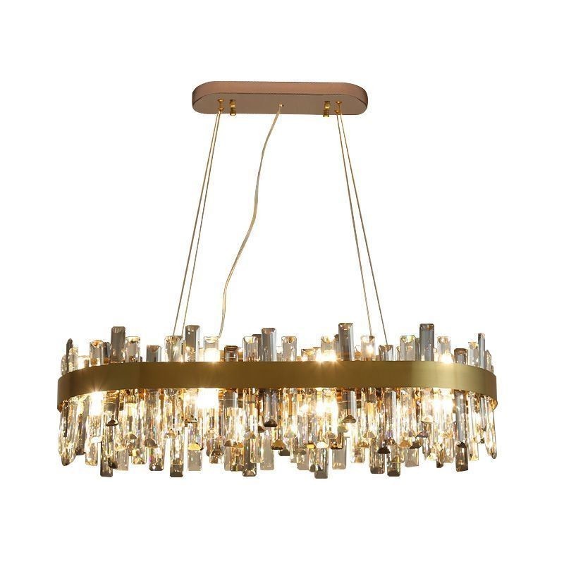 Candelabru de lux ușor de sticlă modernă
