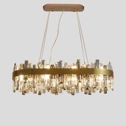 Candelabru de lux ușor de sticlă modernă