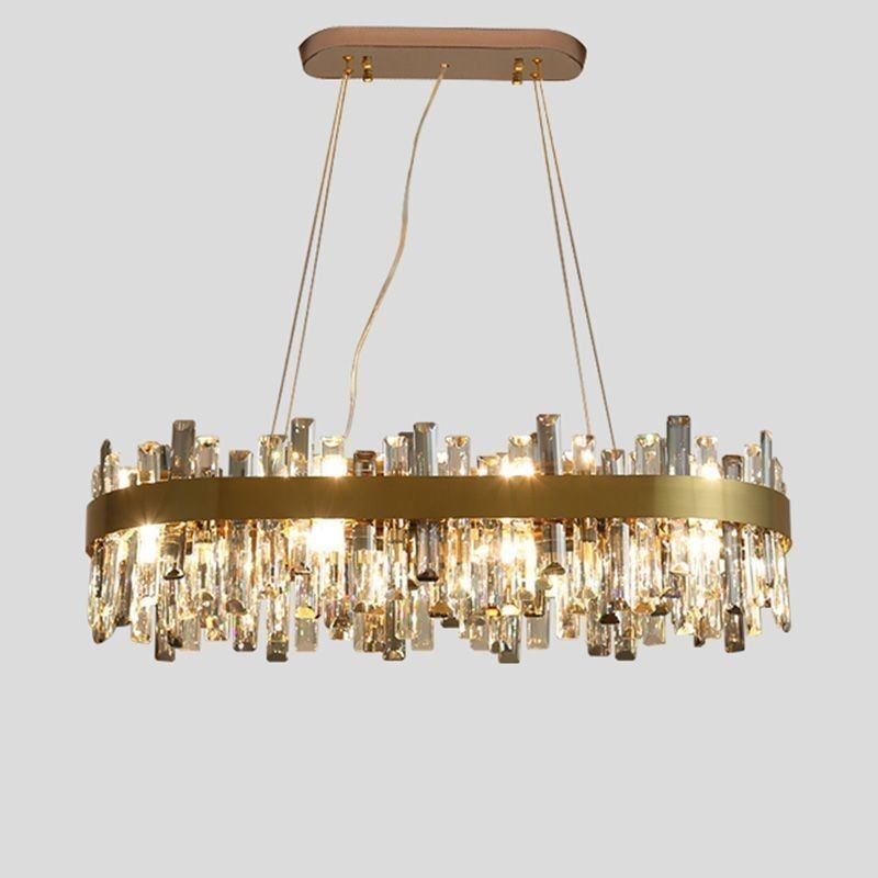 Candelabru de lux ușor de sticlă modernă