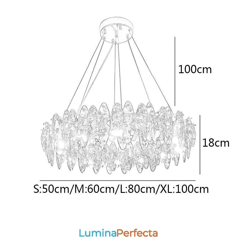 Lampă suspendată de lux postmodernă Lampă suspendată modernă minimalistă