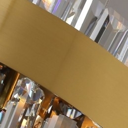 Candelabru din sticlă de lux în stil european, lumina suspendată Living