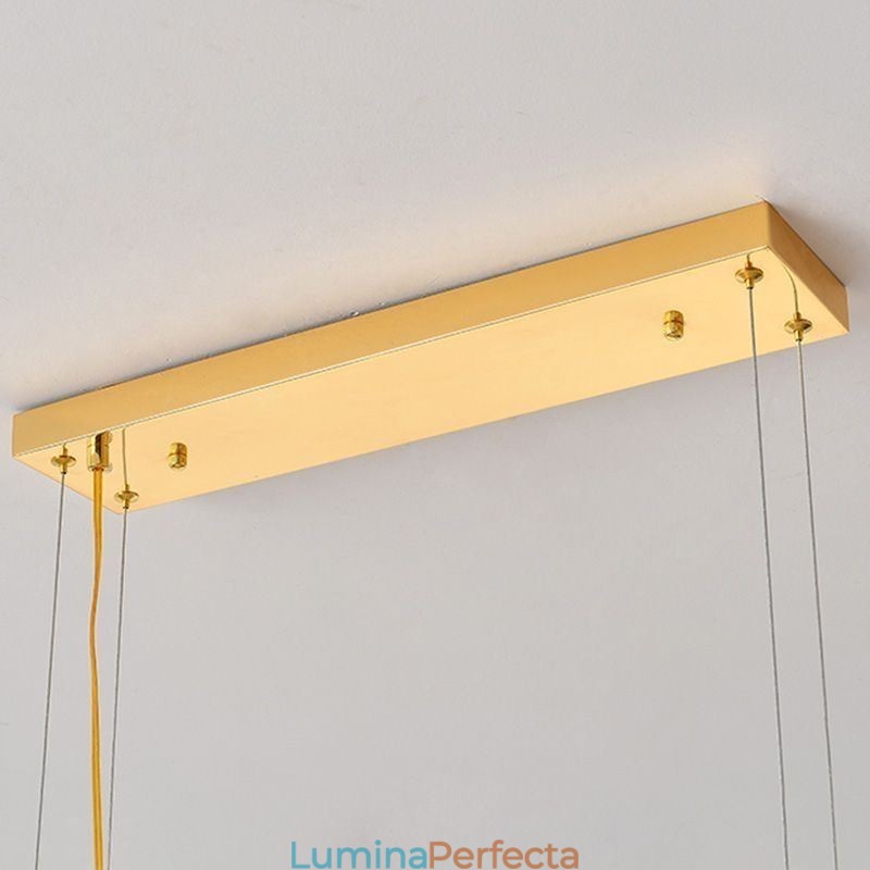 Candelabru de artă în formă de ventilator din sticlă europeană