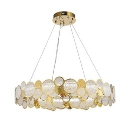 Candelabru din sticlă europeană Creative Light Lumină suspendată de lux