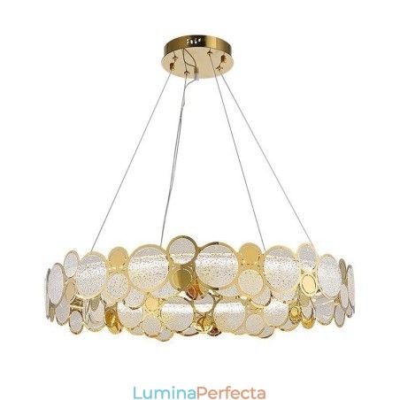 Candelabru din sticlă europeană Creative Light Lumină suspendată de lux Candelabru din sticlă europeană Creative Light Lumină suspendată de lux