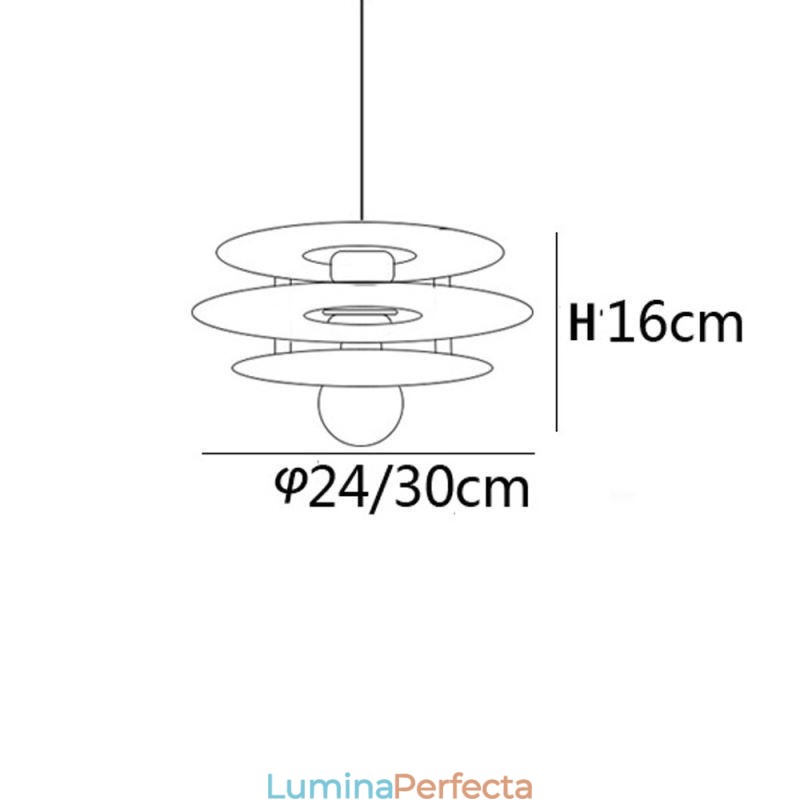 Lampă de suspendare nordică pentru decorare modernă din acrilic