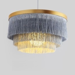 Lampă decorativă nordică suspendată Candelabru cald romantic cu ciucuri Lampă suspendată creativă