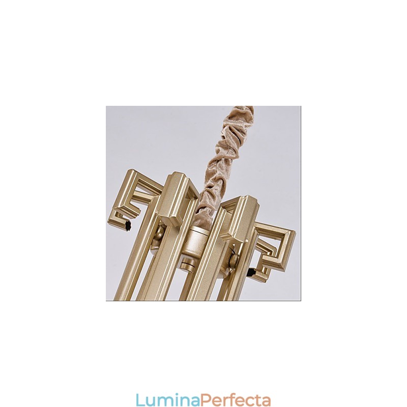 Candelabru în stil chinezesc Lămpi de aer cu imitație de cupru din fier