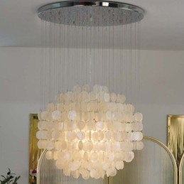 Lampă suspendată Shell modernă Lampă suspendată în tavan