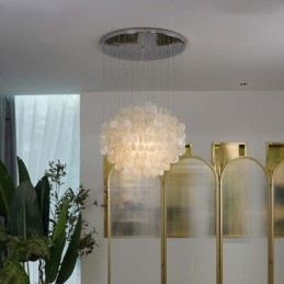 Lampă suspendată Shell modernă Lampă suspendată în tavan