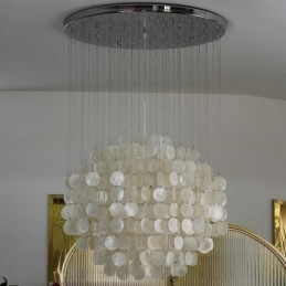 Lampă suspendată Shell modernă Lampă suspendată în tavan