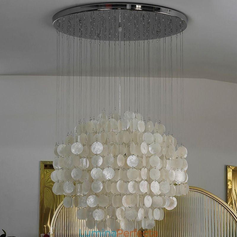 Lampă suspendată Shell modernă Lampă suspendată în tavan