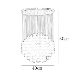Lampă suspendată Shell modernă Lampă suspendată în tavan