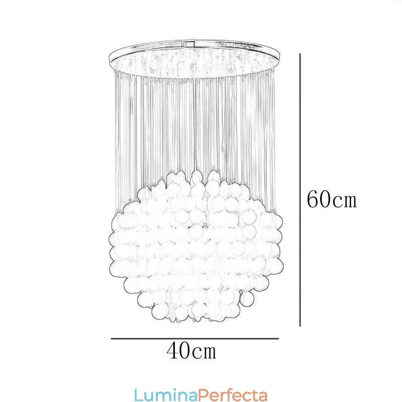 Lampă suspendată Shell modernă Lampă suspendată în tavan