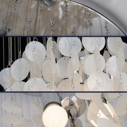 Lampă suspendată Shell modernă Lampă suspendată în tavan