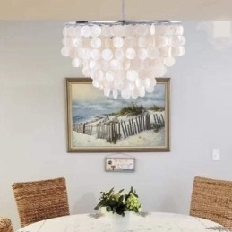 Lampă suspendată europeană Seashell Lampă suspendată contemporană