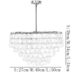 Lampă suspendată europeană Seashell Lampă suspendată contemporană