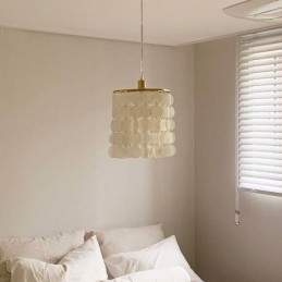 Lampă modernă cu pandantiv Capiz Mini plafon suspendat contemporan pentru mese