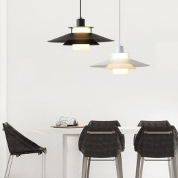 Lampă suspendată nordică din aluminiu Plafon modern minimalist